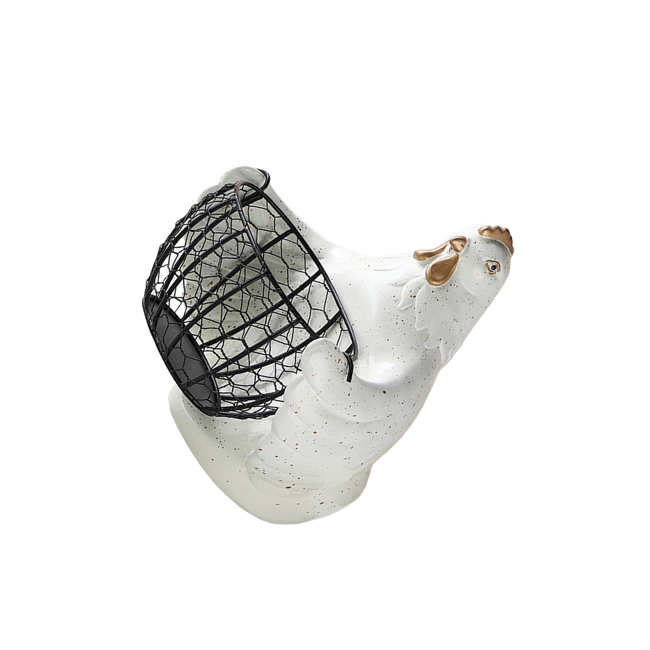 TWISAXC Rust Resistant Egg Rack Stand Multifunctional Chicken Egg Holders Countertop Collecting Sturdy Baskets Stand