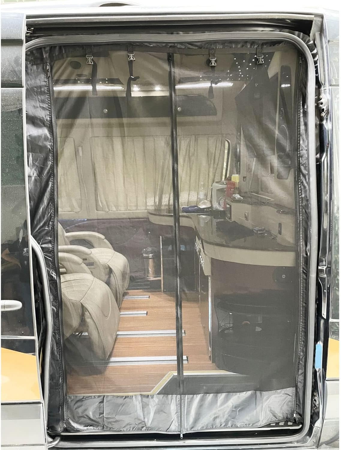 Insect Netting Mesh Mosquito Nets for Mercedes Sprinter Compatible with Vans and RV (Side Door)