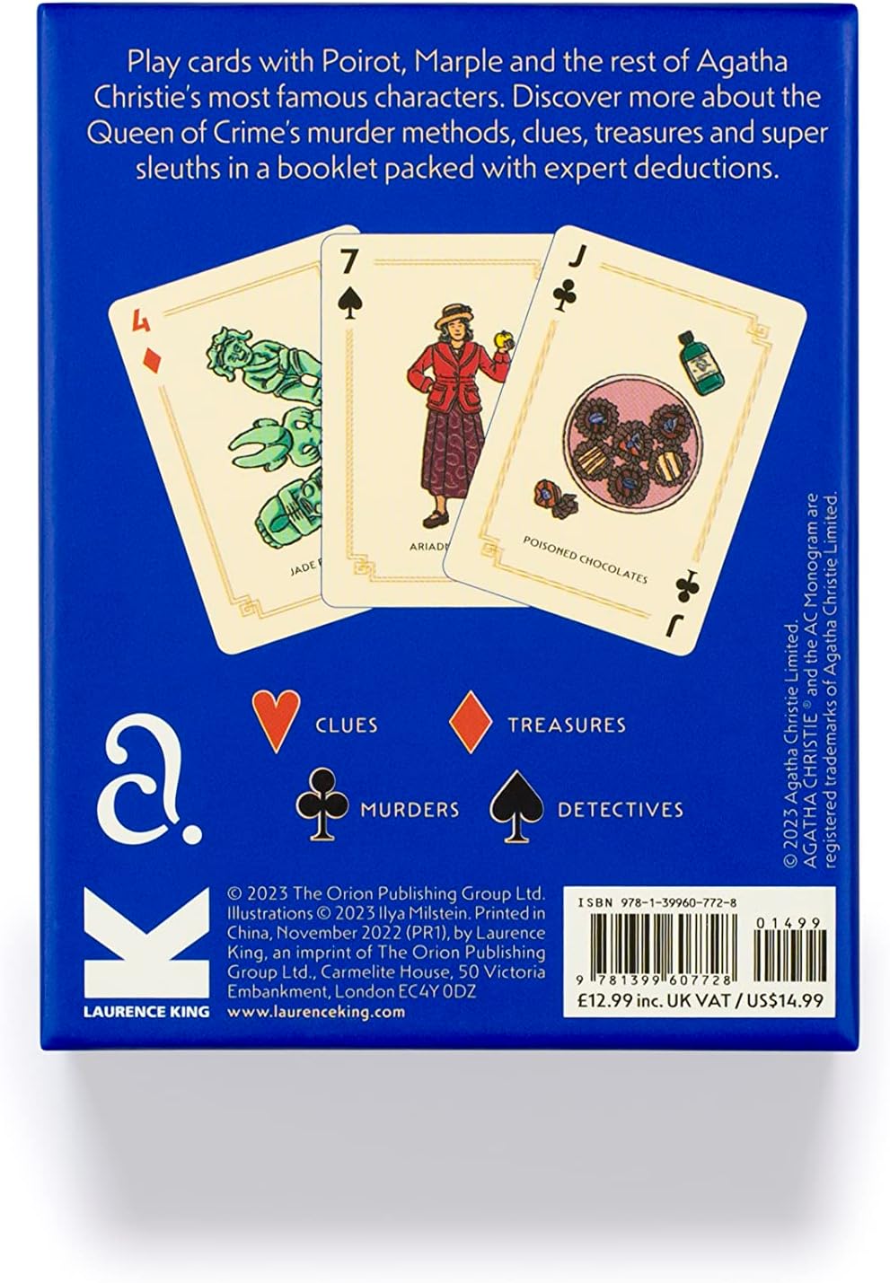 Laurence King Agatha Christie Playing Cards image 3