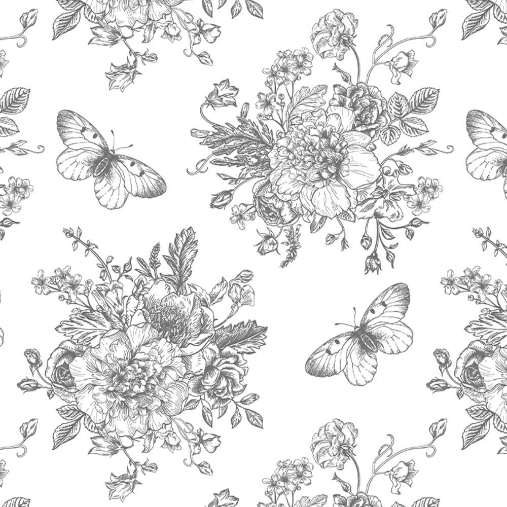 Federe, Federe Cuscini in Stampa Digitale, Azteco Silver, MS1093-09 2X Federe 52x82 cm, Botanic 03 Grey, 82 x 52 cm (Pack of 1) - Image 2