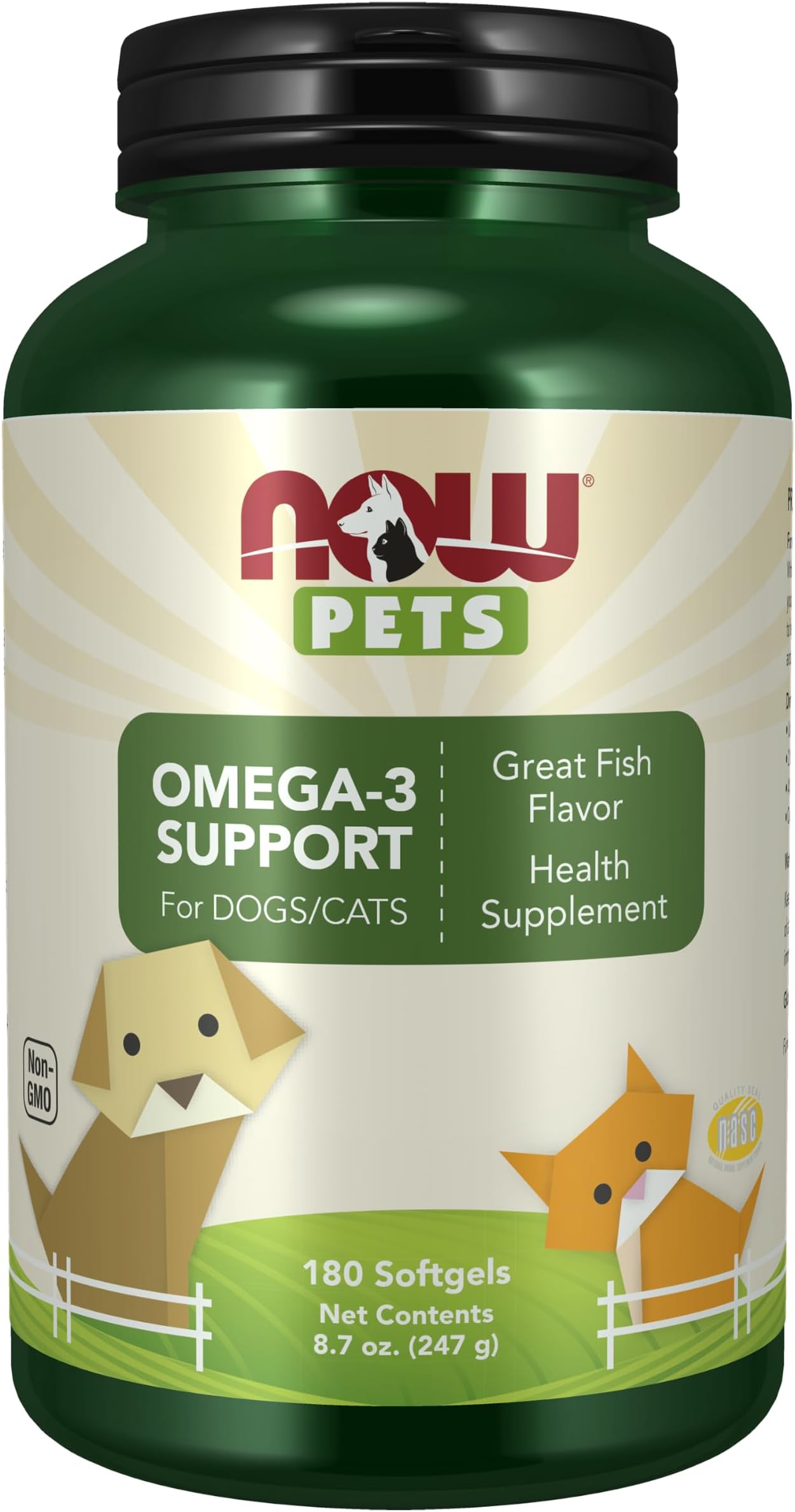 Pet Omega 3 Support Supplement 180 Chewable Tablets