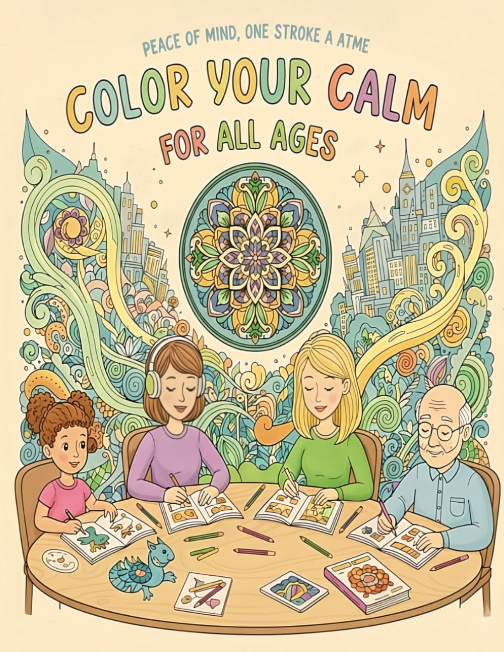 Color Your Calm: A Relaxing Animal Coloring Book for All Ages