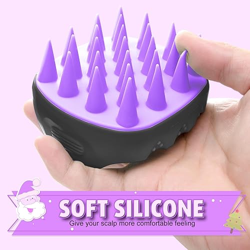 Miniatura 3 de Cbiumpro Masajeador de cuero cabelludo, cepillo de champú para el cabello, cepillo para el cuero cabelludo, limpiador para el cuero cabelludo para