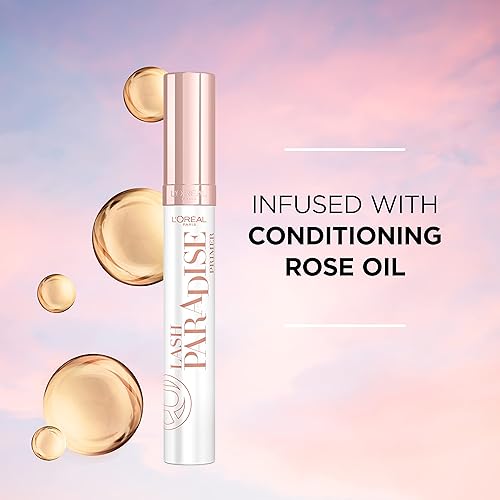 Miniatura 5 de L'Oreal Paris Cosmetics Voluminous Lash Paradise - Base de imprimación de rímel, rosa milenario, 0.27 onzas líquidas, el embalaje puede variar
