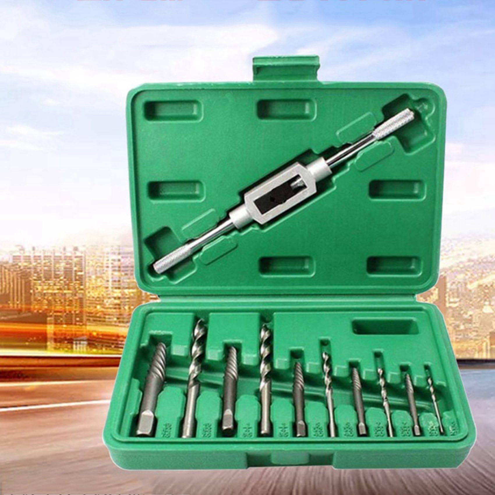 Set di Estrattori per Danneggiati da 44 Pezzi Rimuovere Le Spelate o Rotte Fissaggio Bullone Easy Out con Set di Punte per Trapano Noioso un 3-10Mm