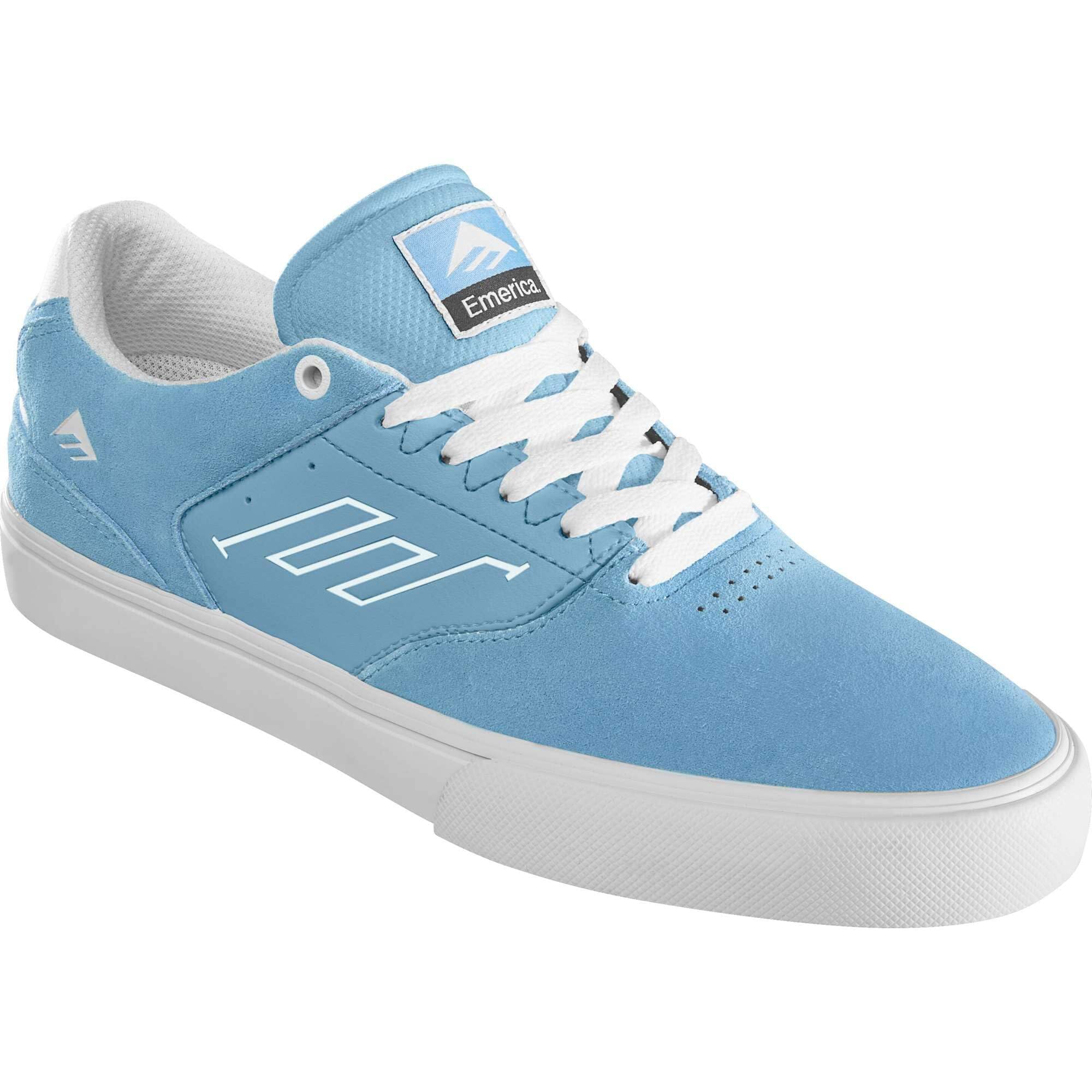 etnies Men's The Low Vulc Skate Shoe, Blue/White, 8