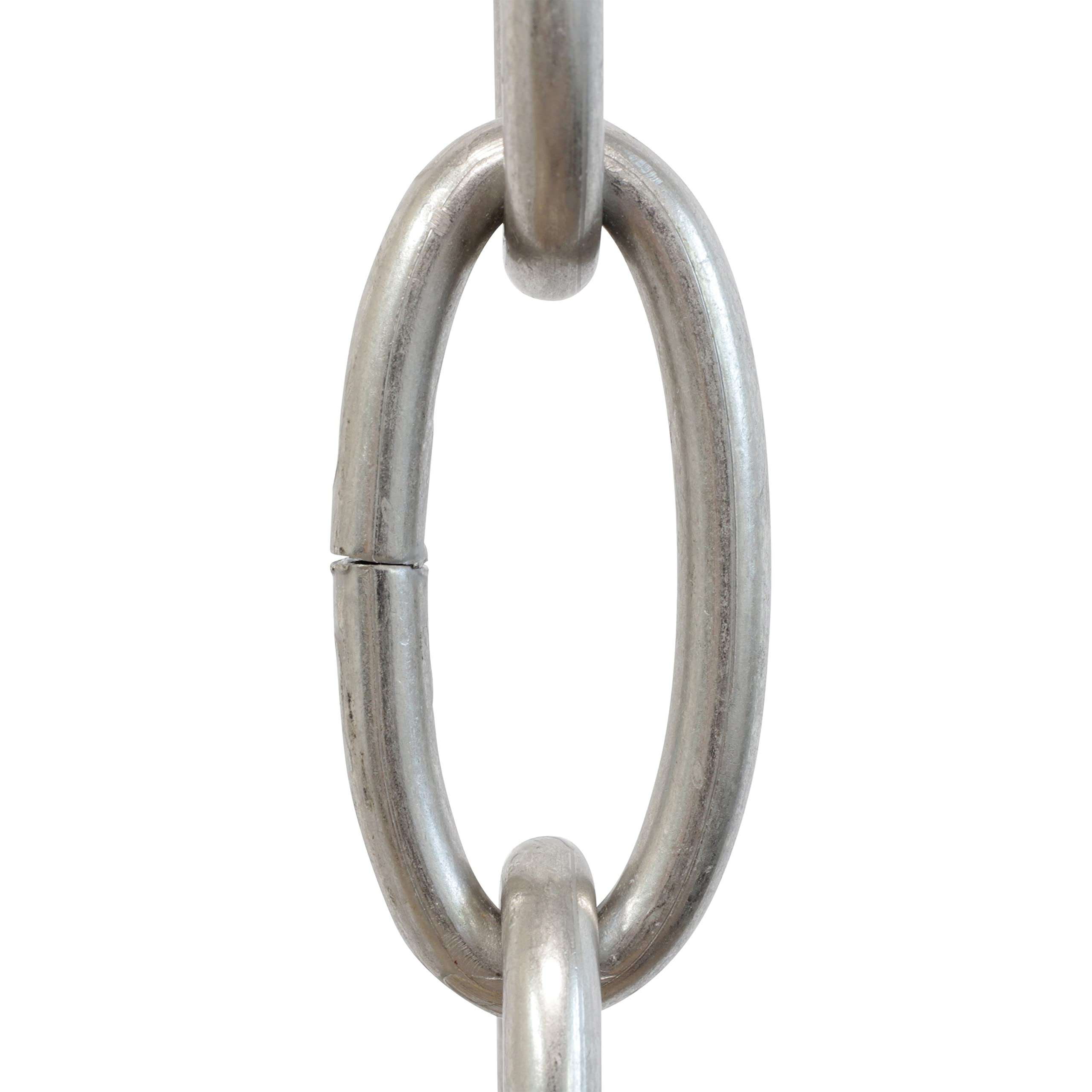 RCH Hardware CH-ST63-U57-BN Steel Chandelier Chain 3 Gauge, Brushed Nickel (1 Foot)