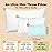 Mini Toddler Pillow with Pillowcase - 9x13 My Little Dreamy Travel Kids Pillow for Sleeping, Toddler Bed, Small, Tiny, Organic Cotton Pillowcase, Soft & Breathable, Kids 2-4 Years Old (Polar)