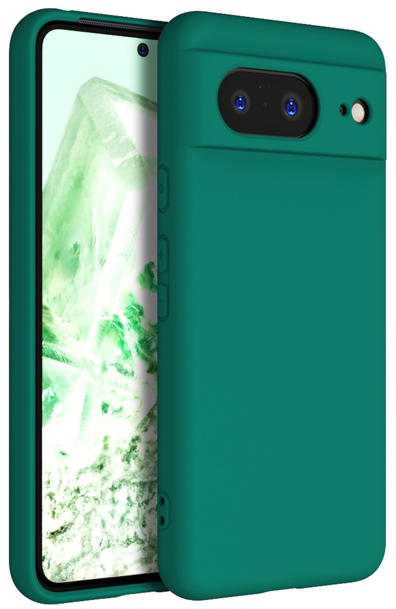 Kapa Matte Protective Lens Flexible Back Cover for Google Pixel 8 | Slim Silicone with Soft Lining Shockproof Full Body Bumper Case (Green) (B0CNJQSHVW) Amazon Price History, Amazon Price Tracker