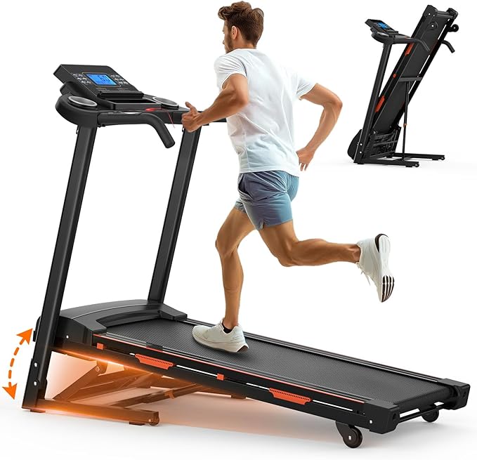 Caminadora Plegable Pongnas con Inclinación Automática 15%, 400 lb miniatura 7
