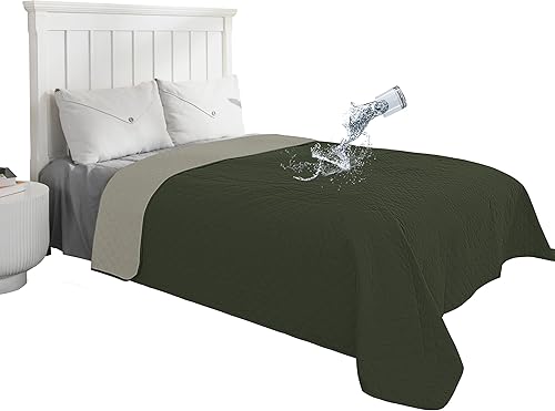 Miniatura 9 de Easy-Going Funda de cama 100% impermeable para perro, reversible, a prueba de fugas, lavable, protector de muebles para mascotas, niños, perros y