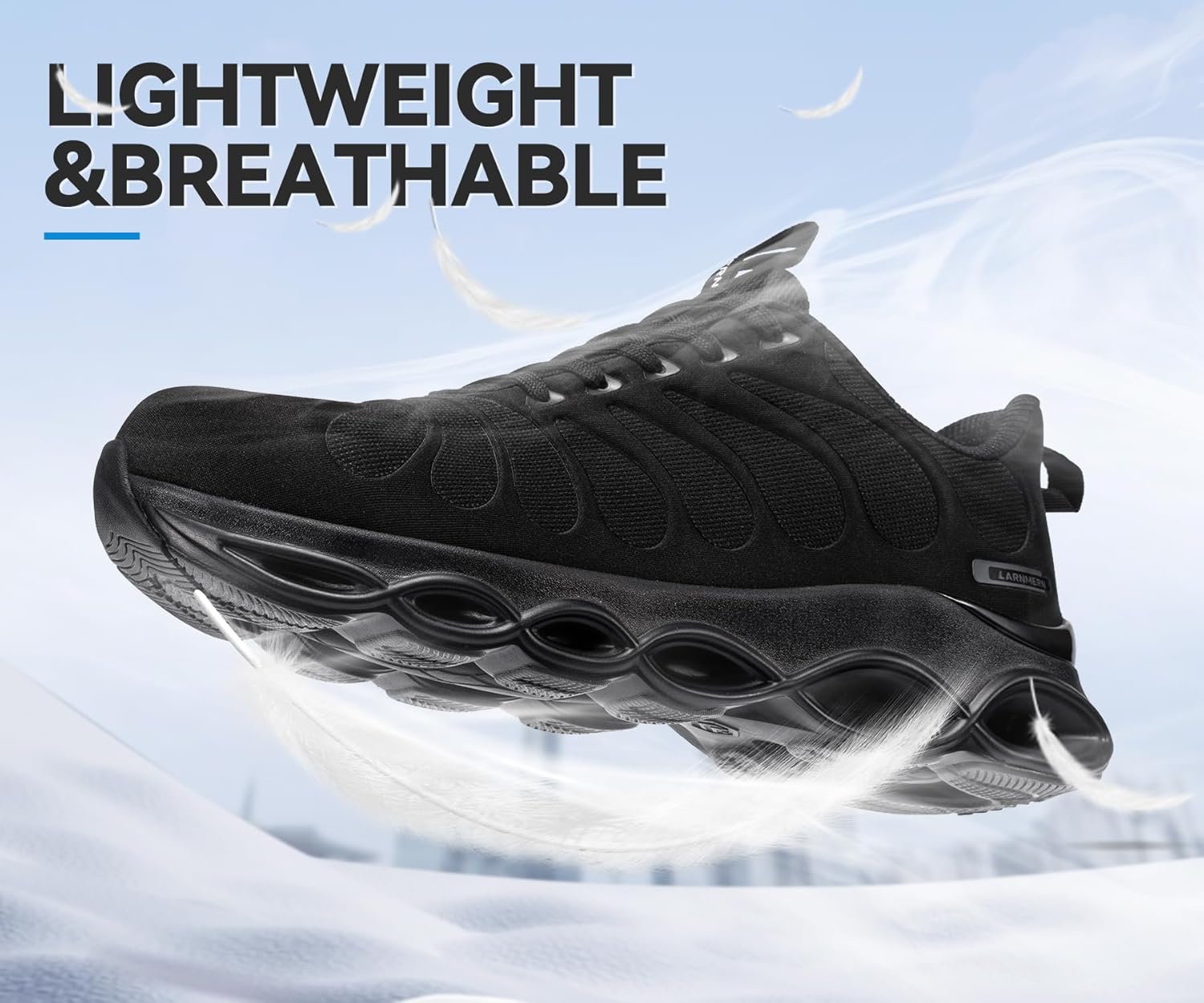 LARNMERN Steel Toe Shoes for Women Lightweight Comfortable Safety Shoes Sneakers Steel Toe Sneakers Work Colorful Breathable Fashionable Footwear - Image 6