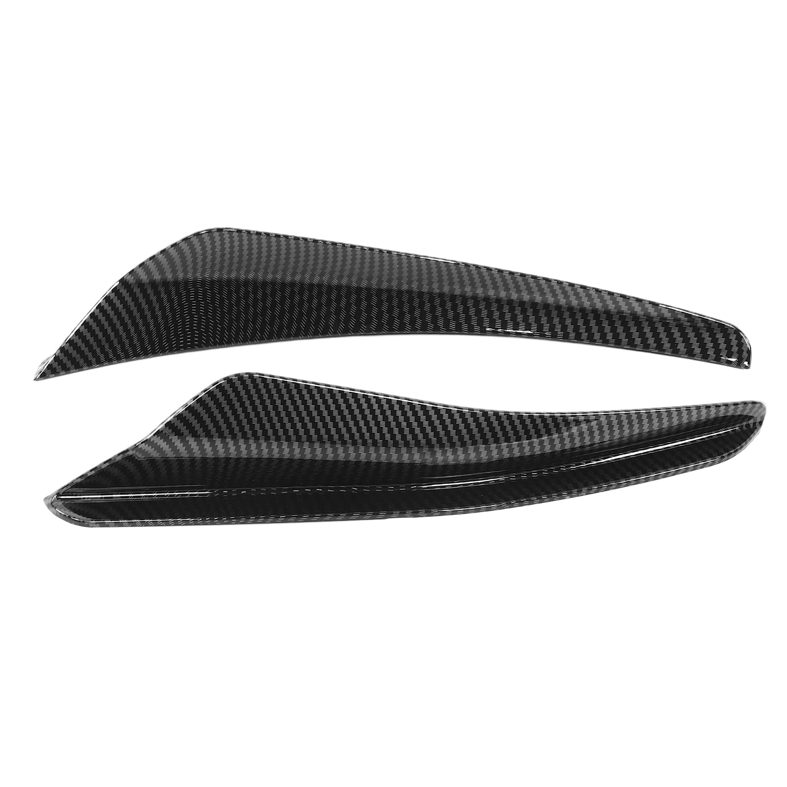 Buy Bumper Spoiler, Pair Front Bumper Canards Weather Resistant for