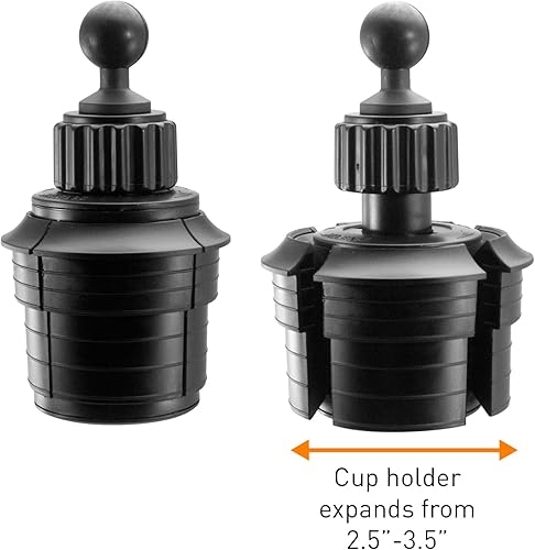 Miniatura 6 de iBOLT Consola TabDock - Soporte de portavasos extensible y ajustable para todas las tabletas de 7 a 10 pulgadas (iPad, Nexus, Samsung Tab). Ideal