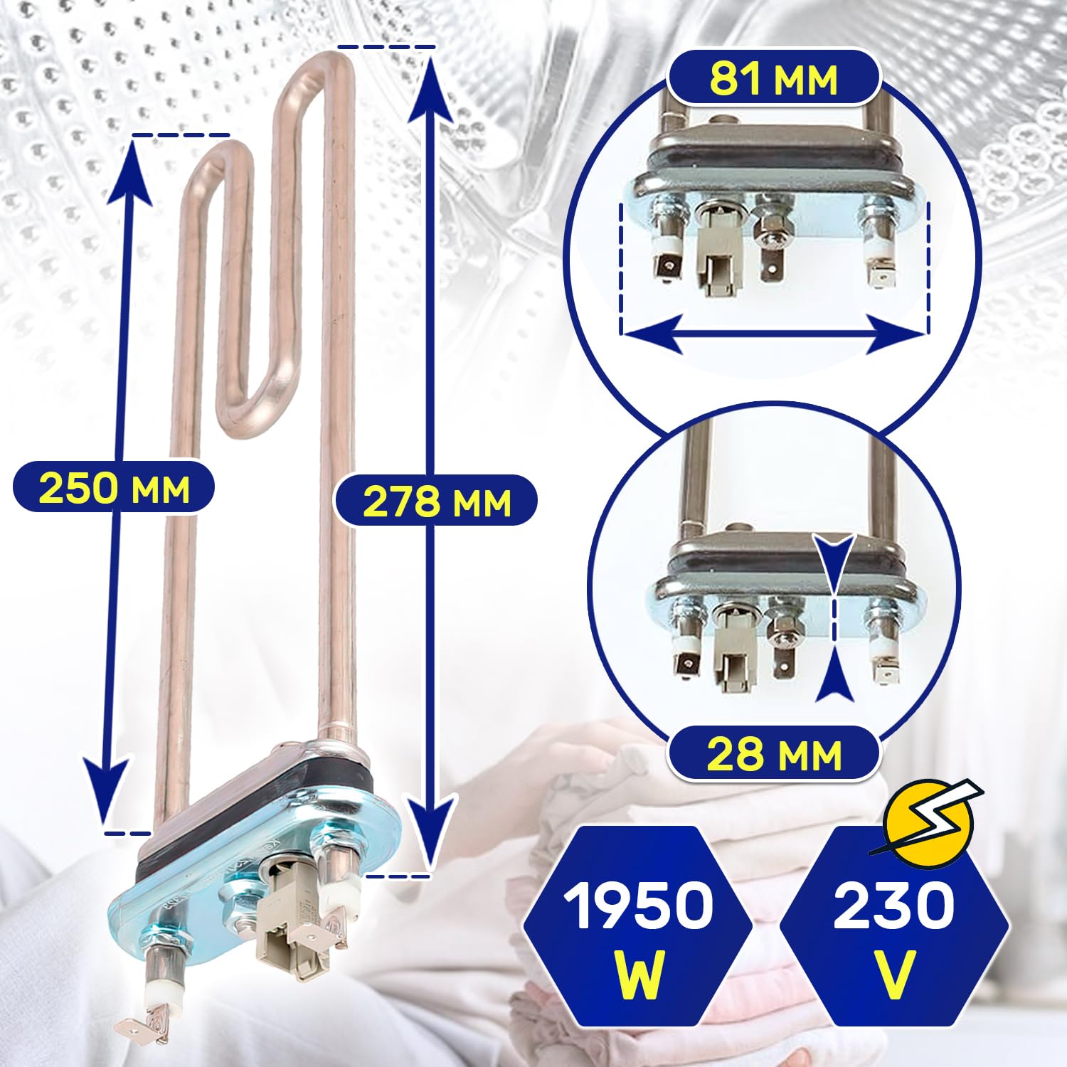 Gruppo elemento riscaldante per evaporatore per frigorifero Rex Electrolux Zanussi AEG Originale