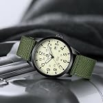 LN LENQIN Mens Watches Analog Quartz Watches Daily Waterproof Wrist Watches for Men Light Simple Field Watch with Date