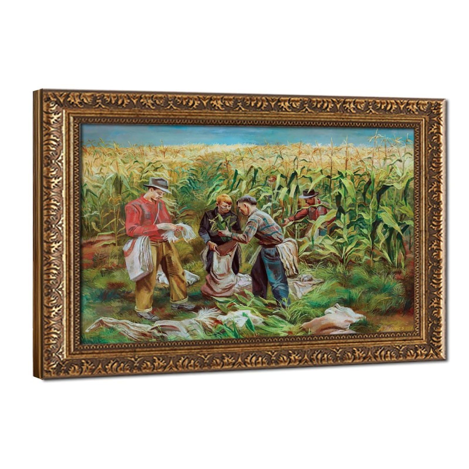 Toile Cornfield Joe Jones cadre à suspendre déco murale - 8