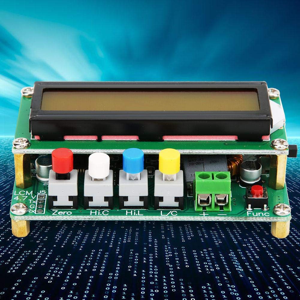 Módulo medidor de inductancia de capacitancia digital, 1pF ~ 1uF 1uH ~ 100H Multímetro de capacitancia de inductancia de alta precisión, medidor de capacitancia