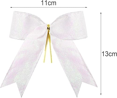 Miniatura 9 de Sumind 36 lazos con purpurina para bolsas de golosinas, cesta de envoltura de regalo, boda, baby shower, cumpleaños, día de San Valentín, fiesta de