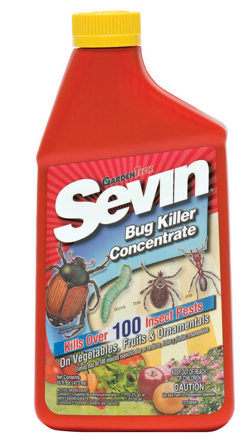 Sevin 100530122 GardenTech Insect Killer Concentrate, 16 Fl ...