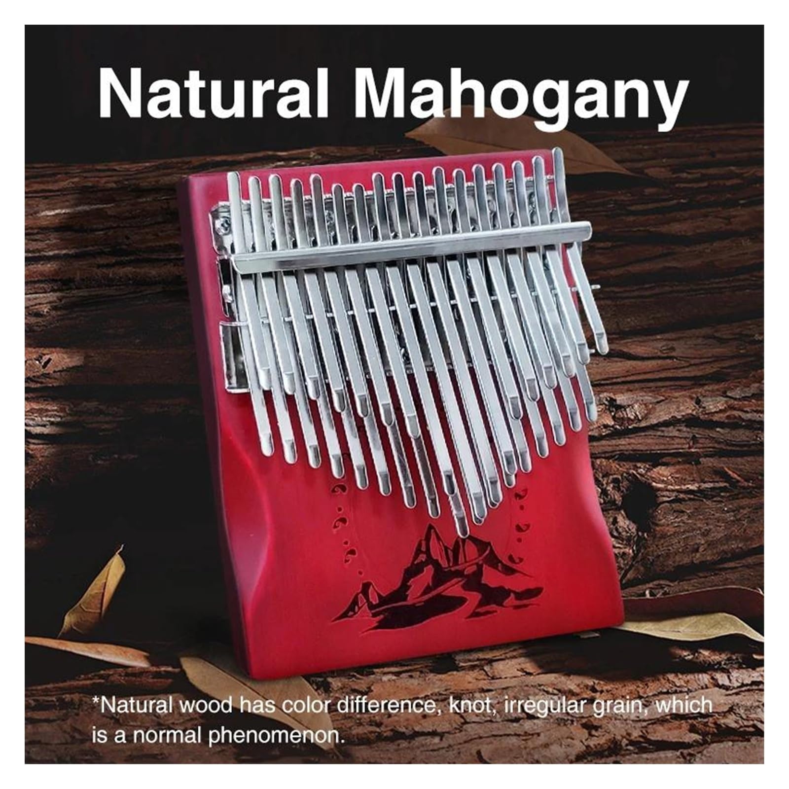 kalimba Profesjonalny instrument fortepianowy Kalimba 34 Tone dla początkujących(Hill River)