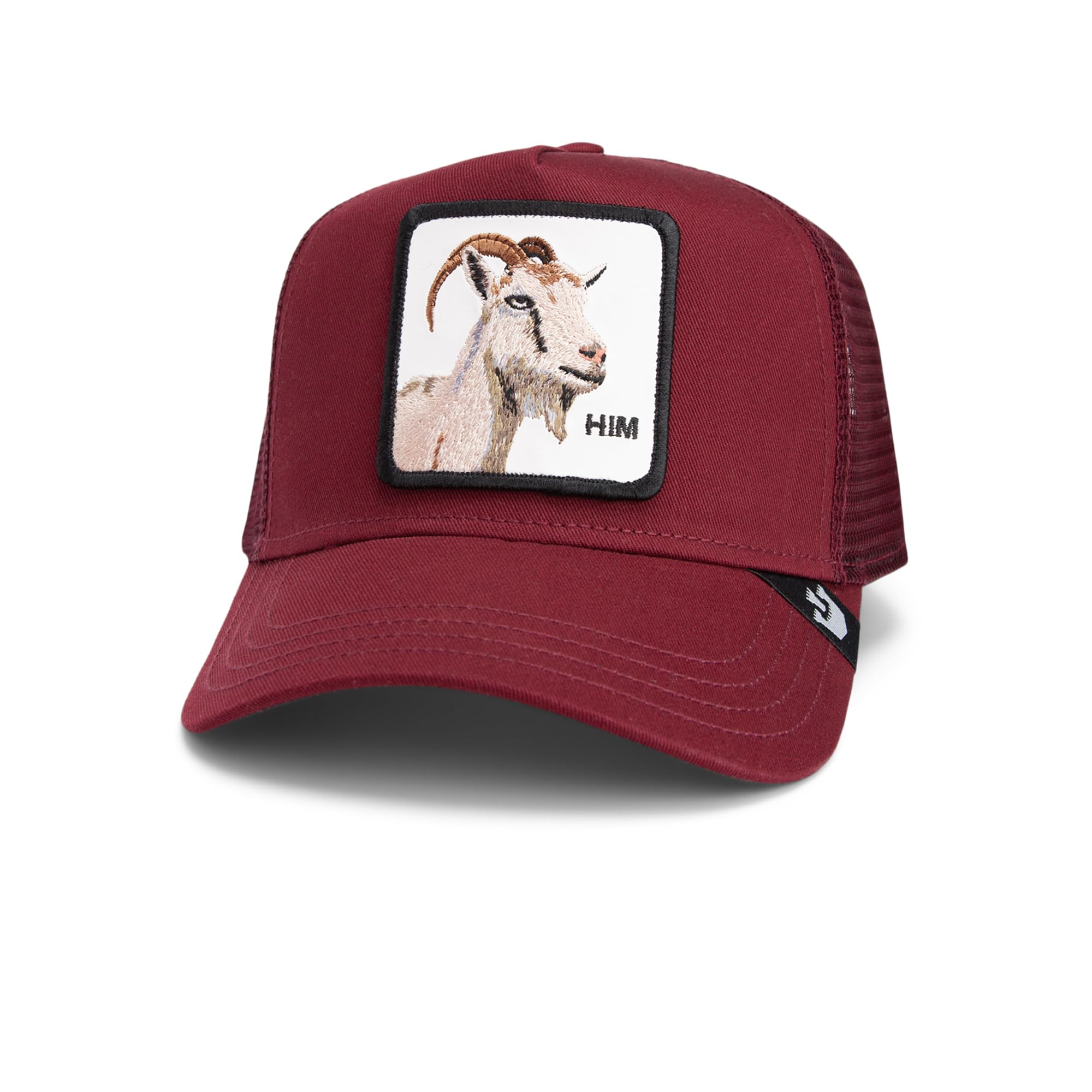 Goorin Bros. Himothy Goat Burgundy Adjustable Trucker Cap