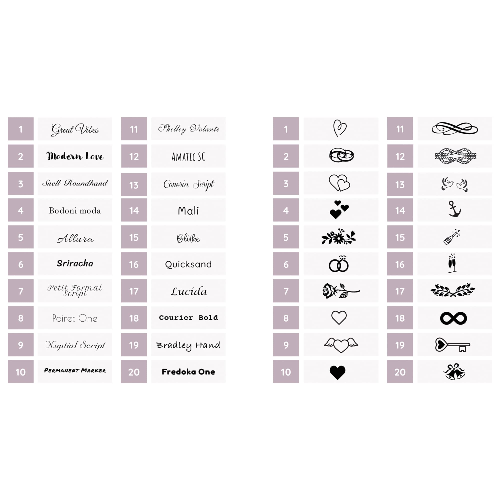 Gastgeschenke für Hochzeit mit 50 individuellen Namen oder Texten graviert - Personalisierte Glasstrohhalme mit Gravur für Kommunion, Taufe, Abschied, Erzieherin oder Hochzeitsgeschenk