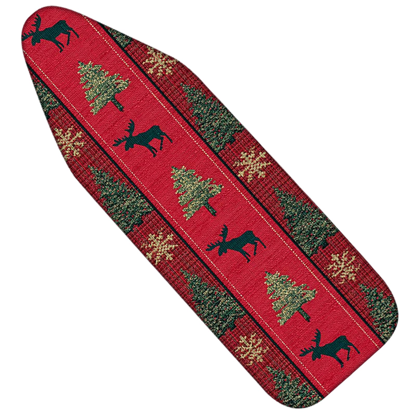 Nuxovilar Winter Moose Tree Ironing Board Cover 15x54 Polyester