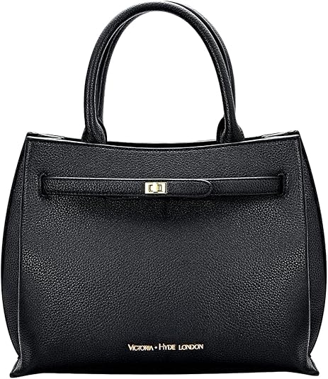 VICTORIA HYDE Tote Bag for Women Large PU Leather Shopper Handbags Vegan Travel Shoulder Bags for Women and Mom Best Gift