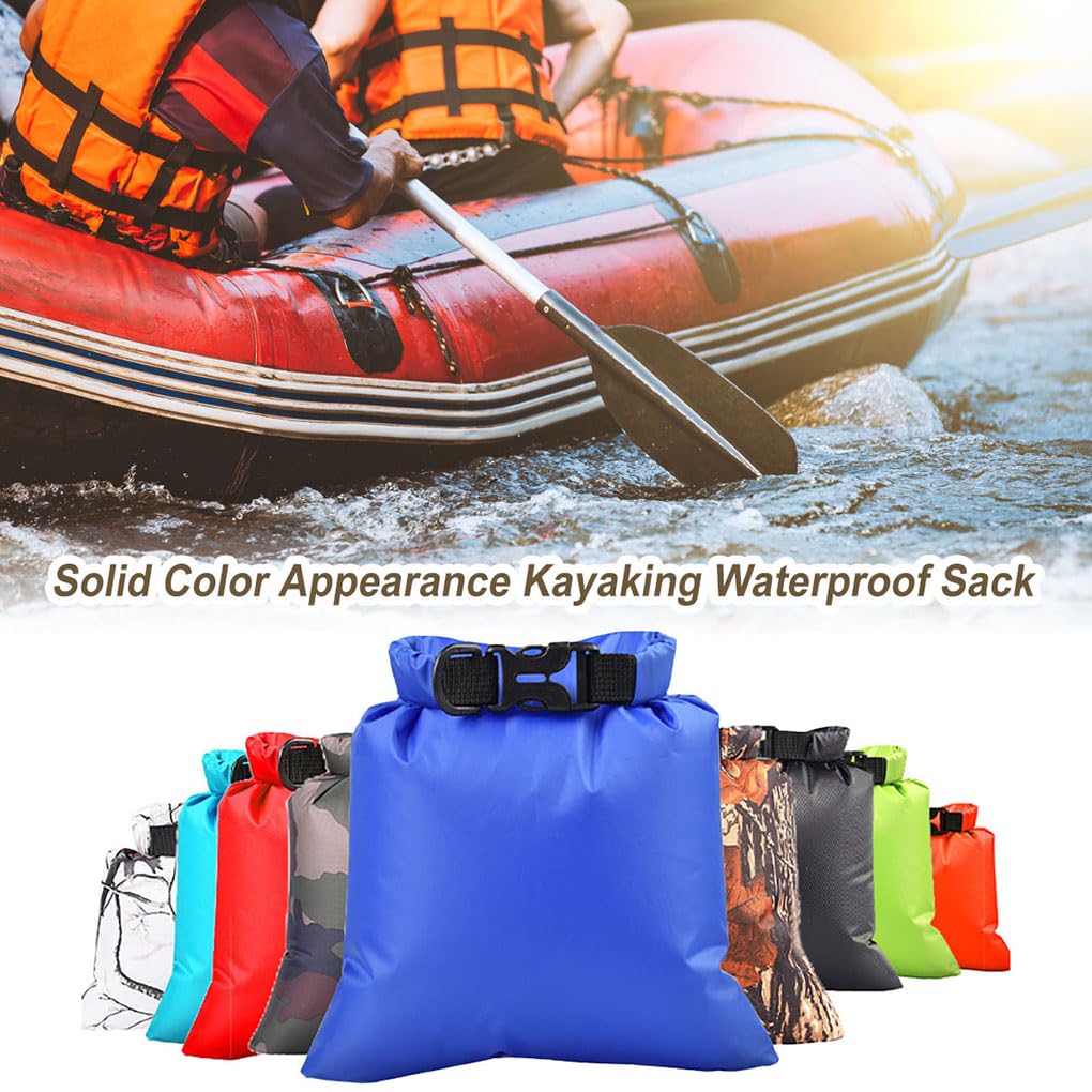 Wasserdichter Trockensack, Reisetasche, für den Außenbereich, Kajakfahren, Driften, Camping, Aufbewahrungstasche, Organizer, Beutel, Stil 3, 5er-Set (Stil 10), Style 10