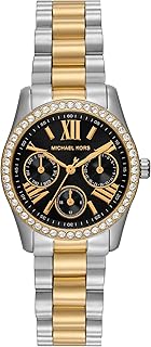 Michael Kors Women's Lexington Lux Multifunction Two-Tone Stainless Steel Bracelet Watch (Model: MK4925)
