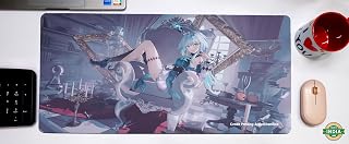 Credit Printing & Merchandise | Honkai Star Rail | HSR | XXL Mouse Pad (280 x 580 x 3 mm) / Small Mouse pad (220 x 175 x 3 mm) Gaming, Office, Personal Use | Fanmade (Cerydra, XXL)