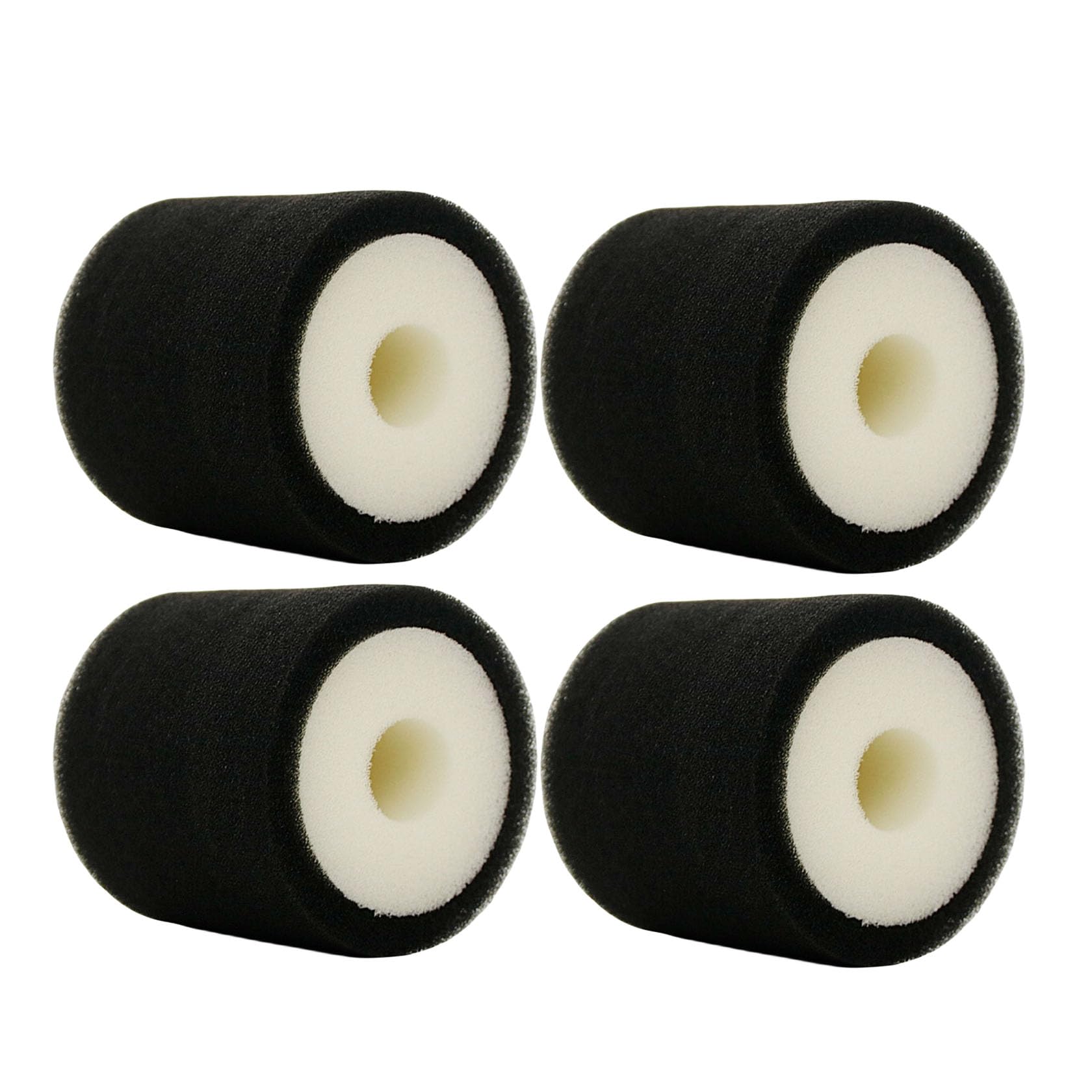 FLMLF Remote Control Car Air Filter Foam Filtration Cotton for ROVAN TSRC Zenoah CY Engine for 1/5 HPI ROFUN KM BAJA 5B 5T Parts (Black 4pcs)