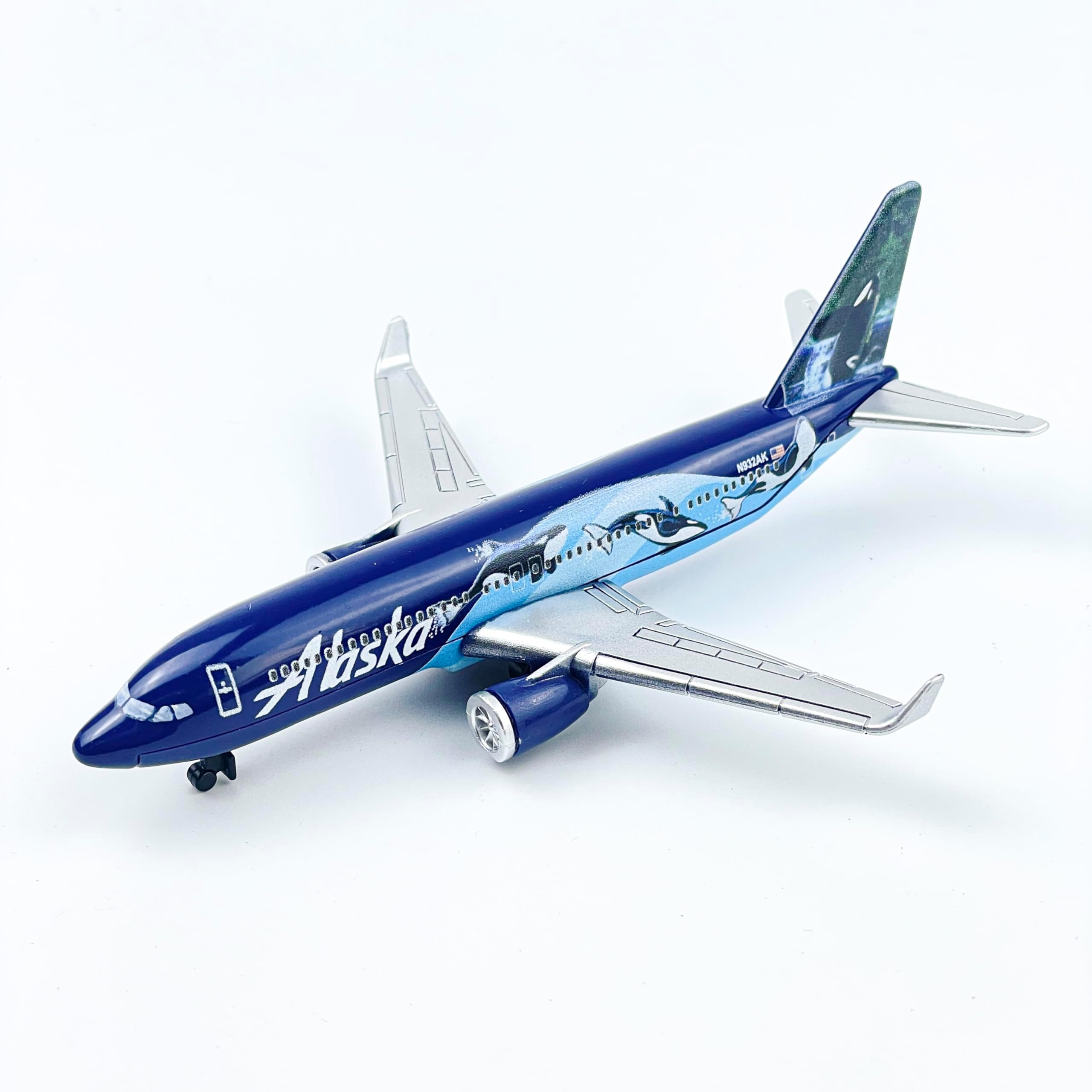 Model Airplanes, Alaska West Coast Wonders Whales Planes Model Aircraft Suitable for Collection and Christmas, Birthday Gifts