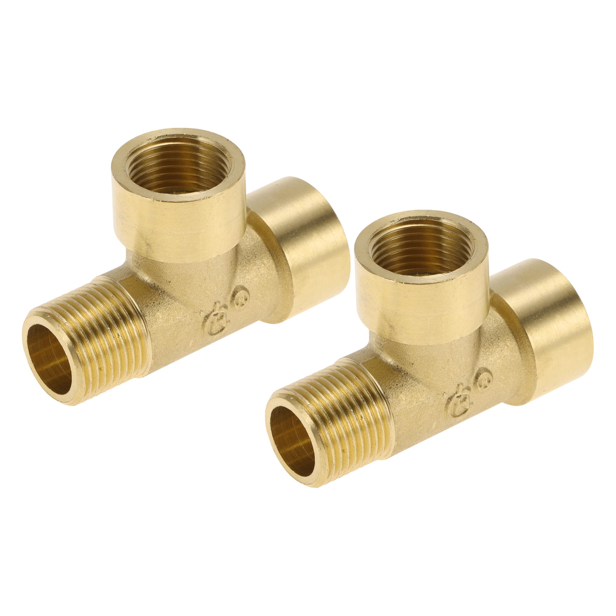 Raccord en T laiton 3/8 connecteur tuyau femelle mâle 5.1 cm