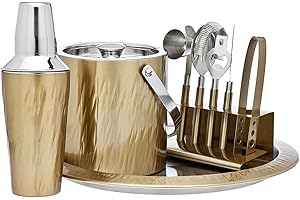 Godinger's 9-Piece Barware Set: An Aztec-Inspired Masterpiece