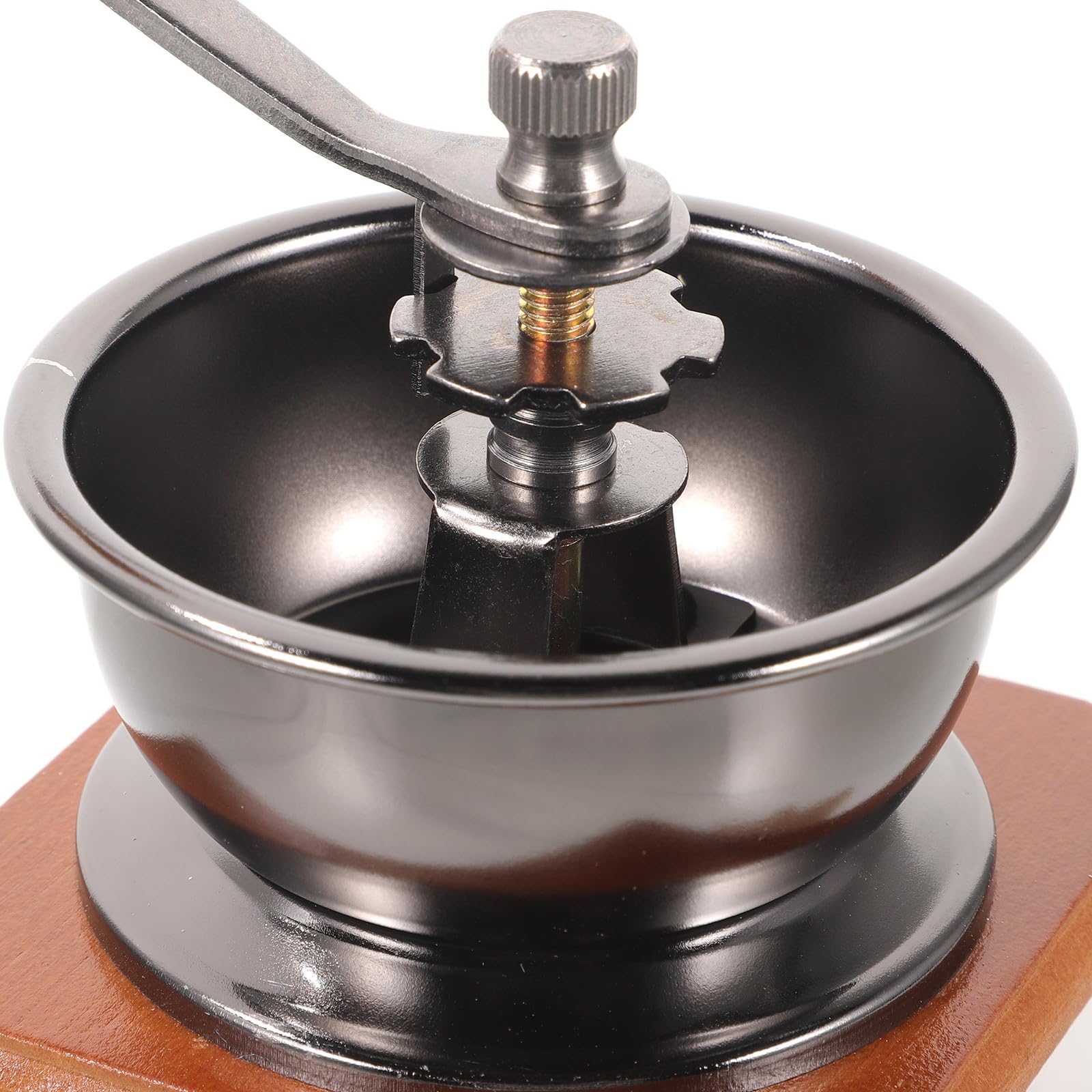 Molinillo de Café Manual de Cerámica Retro, Molinillo Portátil para Frijoles y Pimienta, Herramienta de Molienda para Oficina y Hogar, 1 Unidad, Diseño Ecológico y Resistente
