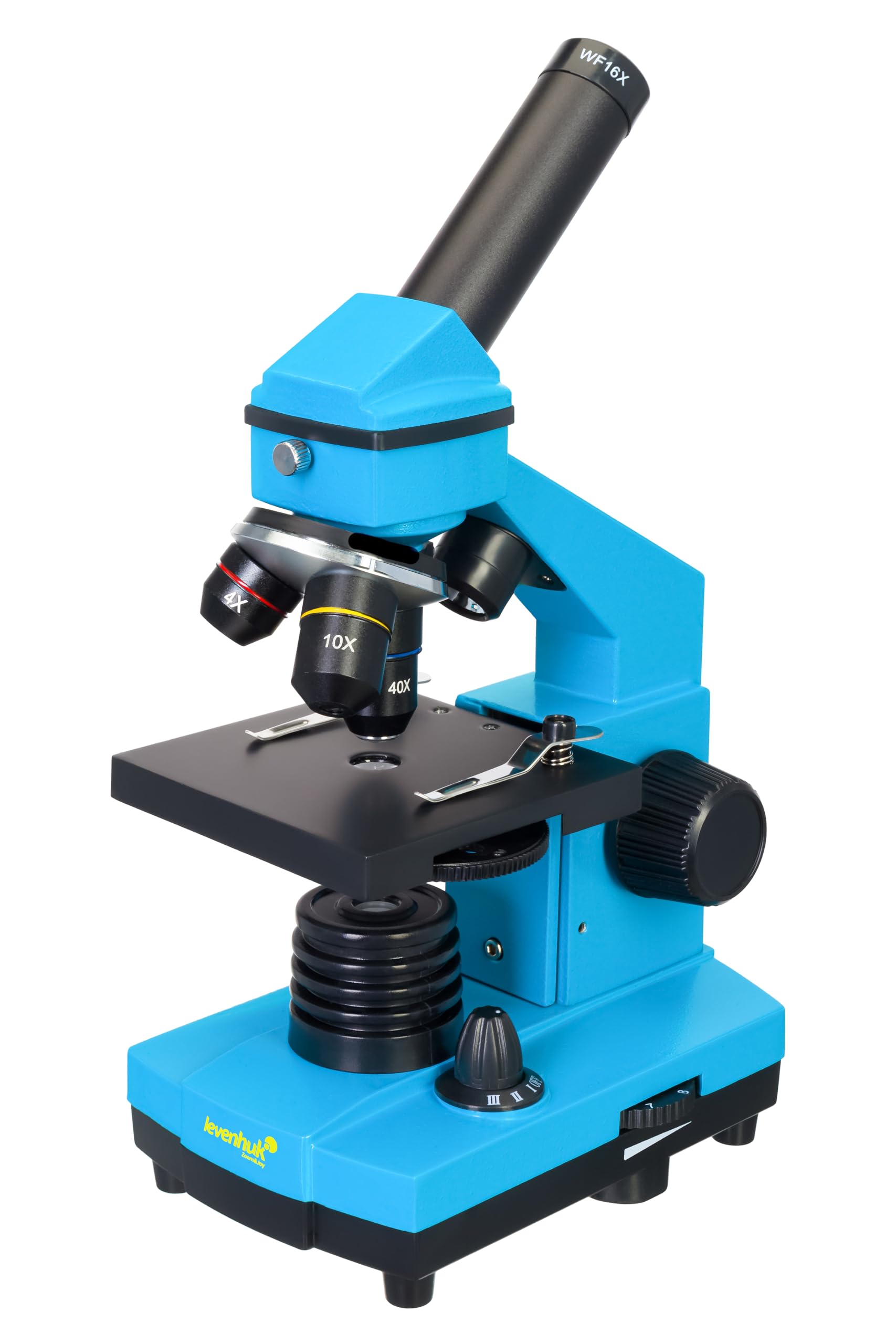 Levenhuk Rainbow 2L Plus Azure Kit Stem de Laboratorio Doméstico para Niños con Microscopio Portátil de 640x, Guía de Experimentos Ilustrada, Muestras Preparadas y Herramientas Científicas (EN)