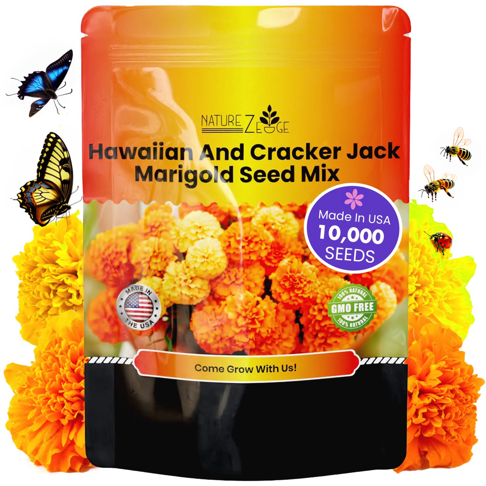 marigoldsさん専用２　1000 Marigolds for Mom Mother's Day - Marigold Seed Packets