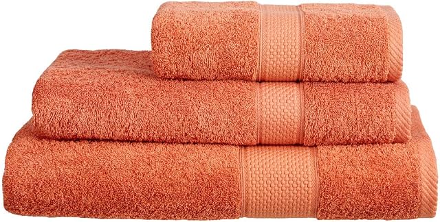 Linens Limited 100% Turkish Cotton 500gsm Hand Towel, Terracotta