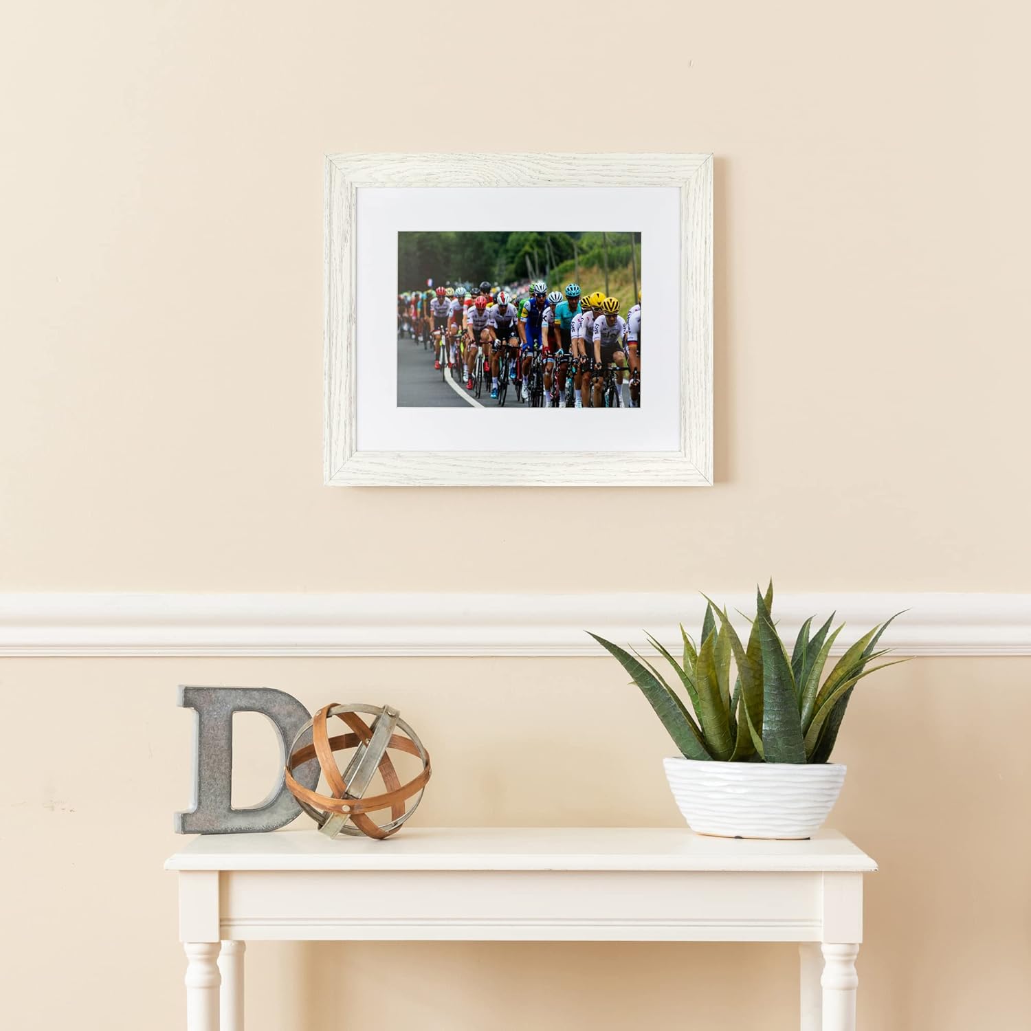 ArtToFrames 24x48 Inch White Picture Frame, This 1.50 Inch Custom Wood Poster Frame is White, Great for Your Art or Photos - Comes with Economy Acrylic