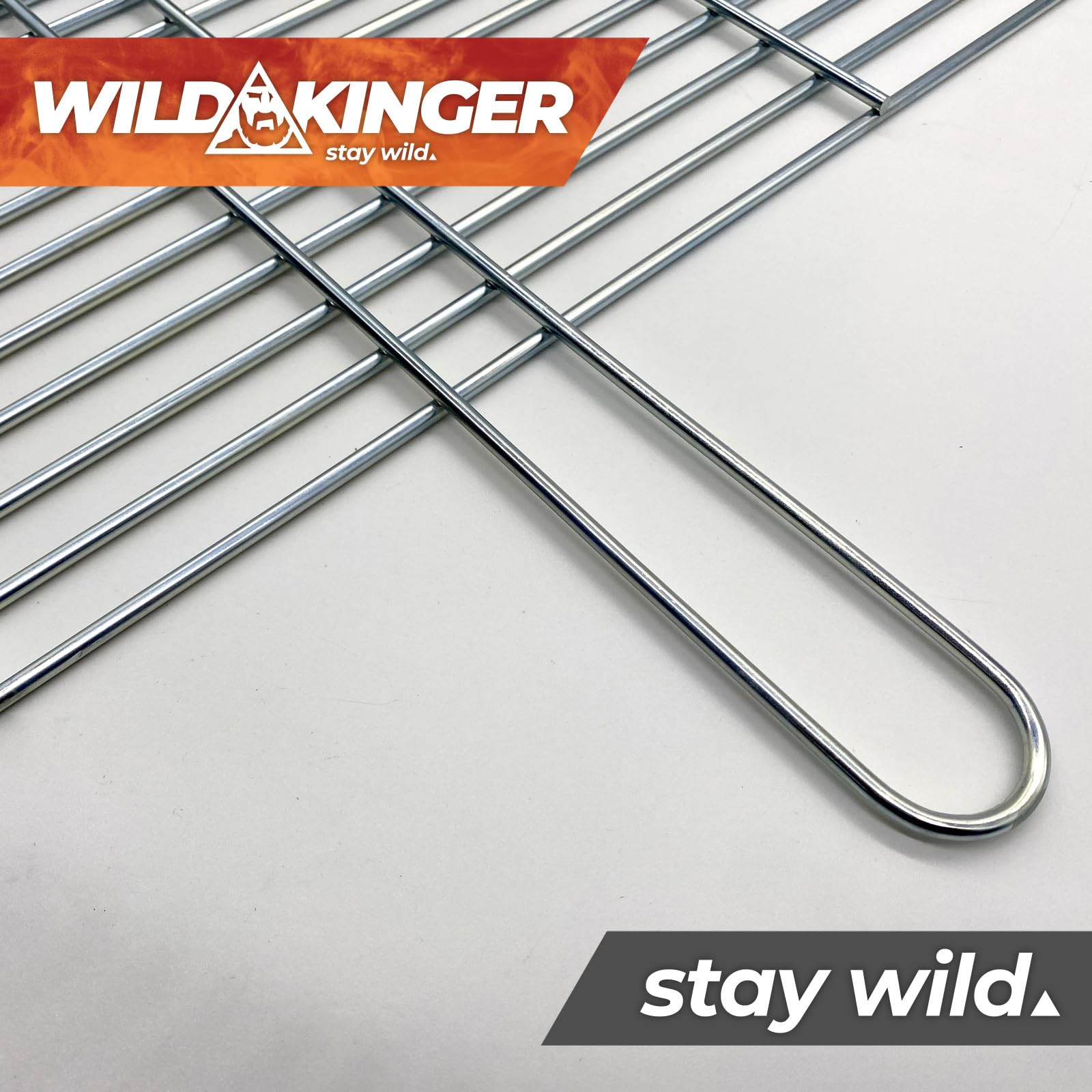 Wildkinger Grillrost 70x50cm stabil 5mm Durchmesser Grill Kamim Grillgitter BBQ Ersatz Rost Kaminrost