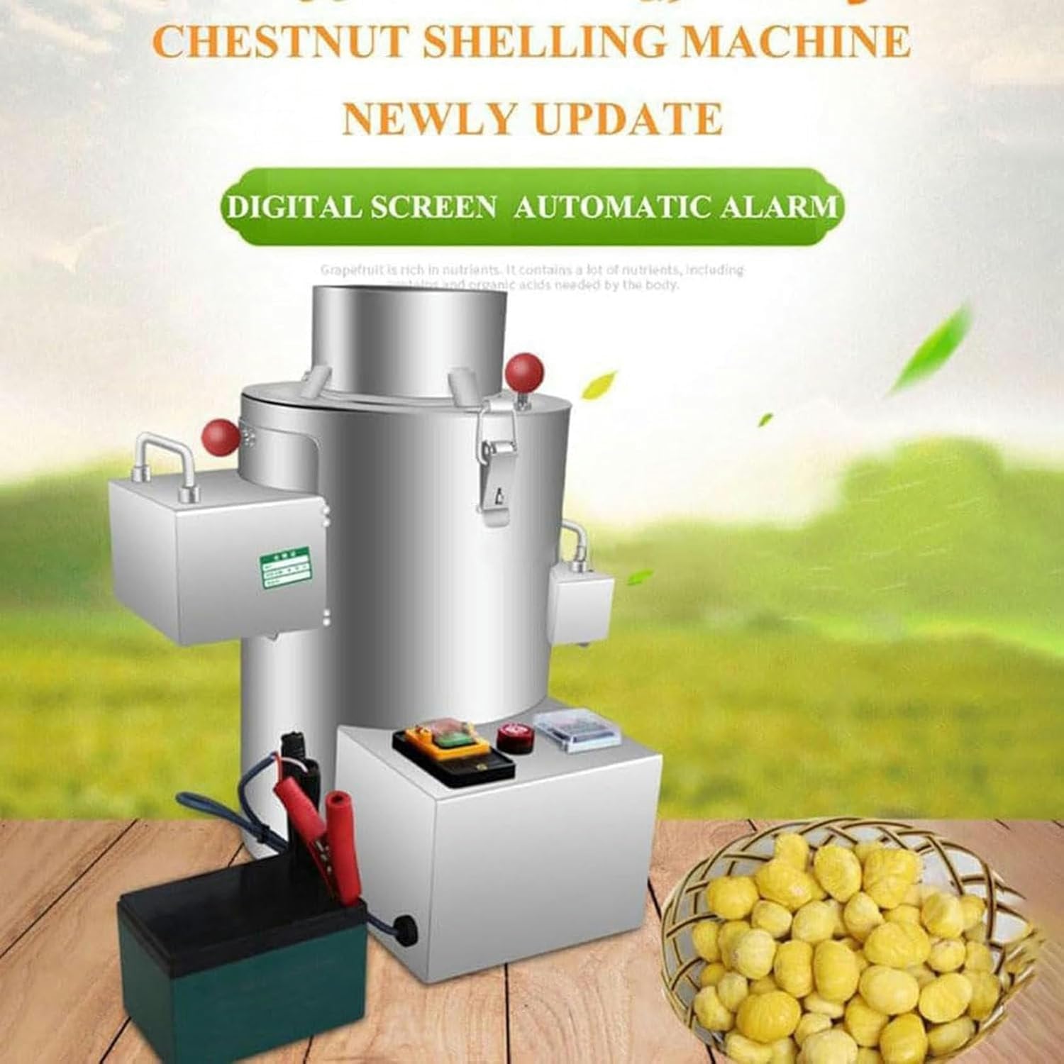 栗の切り込みを入れる業務用機械、40kg/時、栗を傷つけずに栗