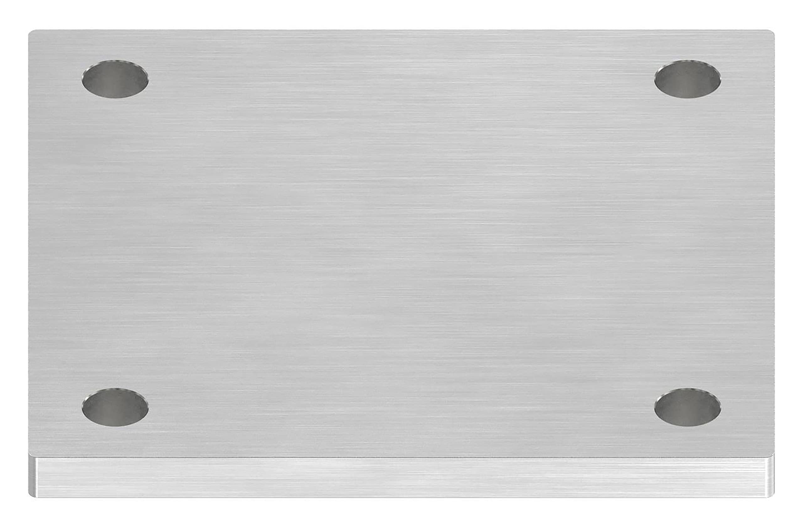STEINBACHER© | piastra di ancoraggio in acciaio inox, 150x150x10mm, foro 4x13mm, V2A