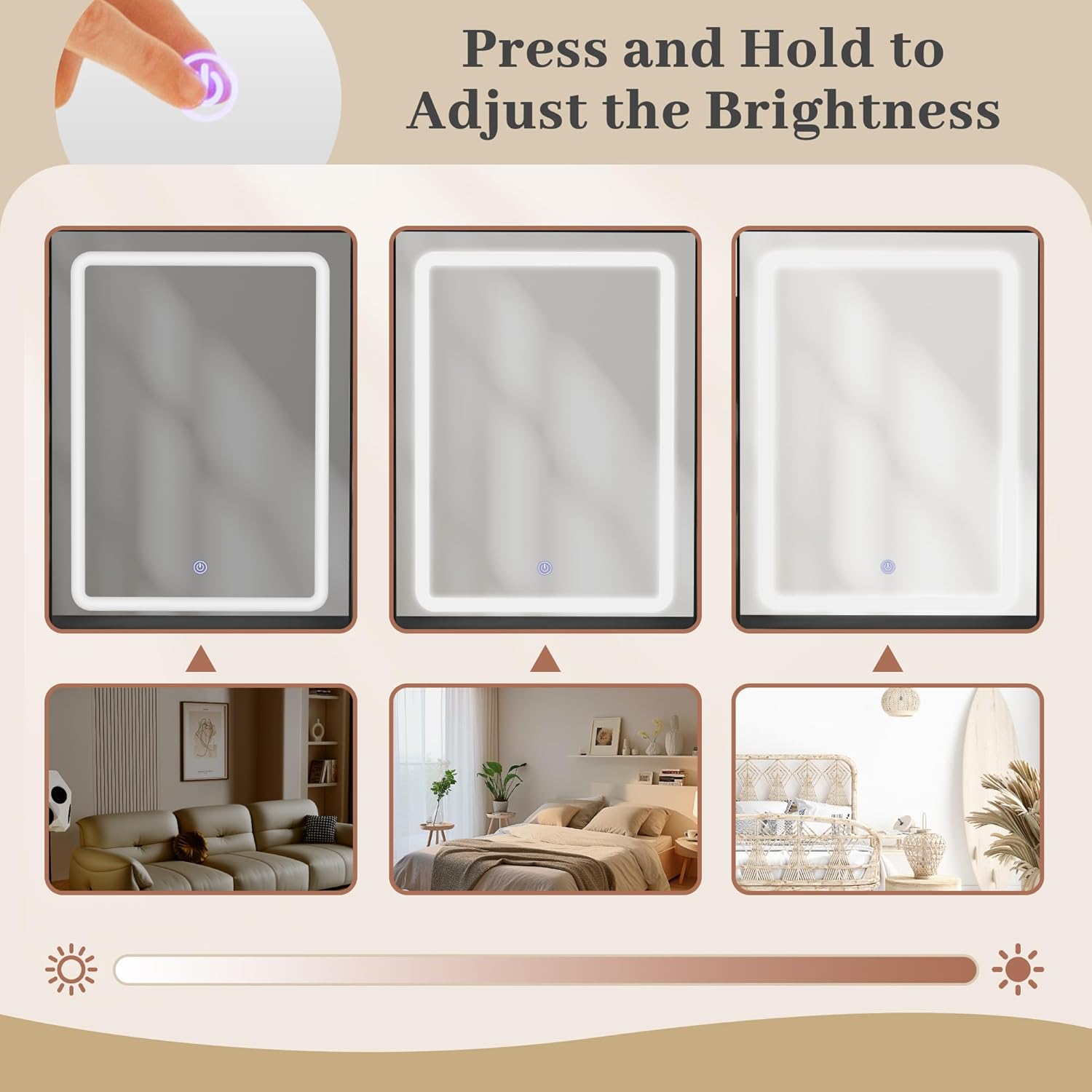 JUMMICO Makeup Vanity with Mirror and Lights, Vanity Desk with 3 Color Modes and Adjustable Light Brightness, Makeup Table with Storage Drawer, Open Shelves, and Side Storage (Black, No Bench)