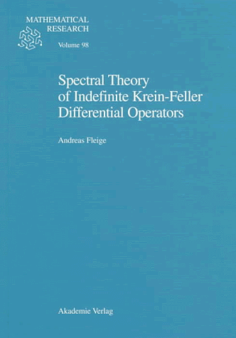 Wiley - Spectral Theory of Indefinite Krein-Feller Differential Operators - -38%