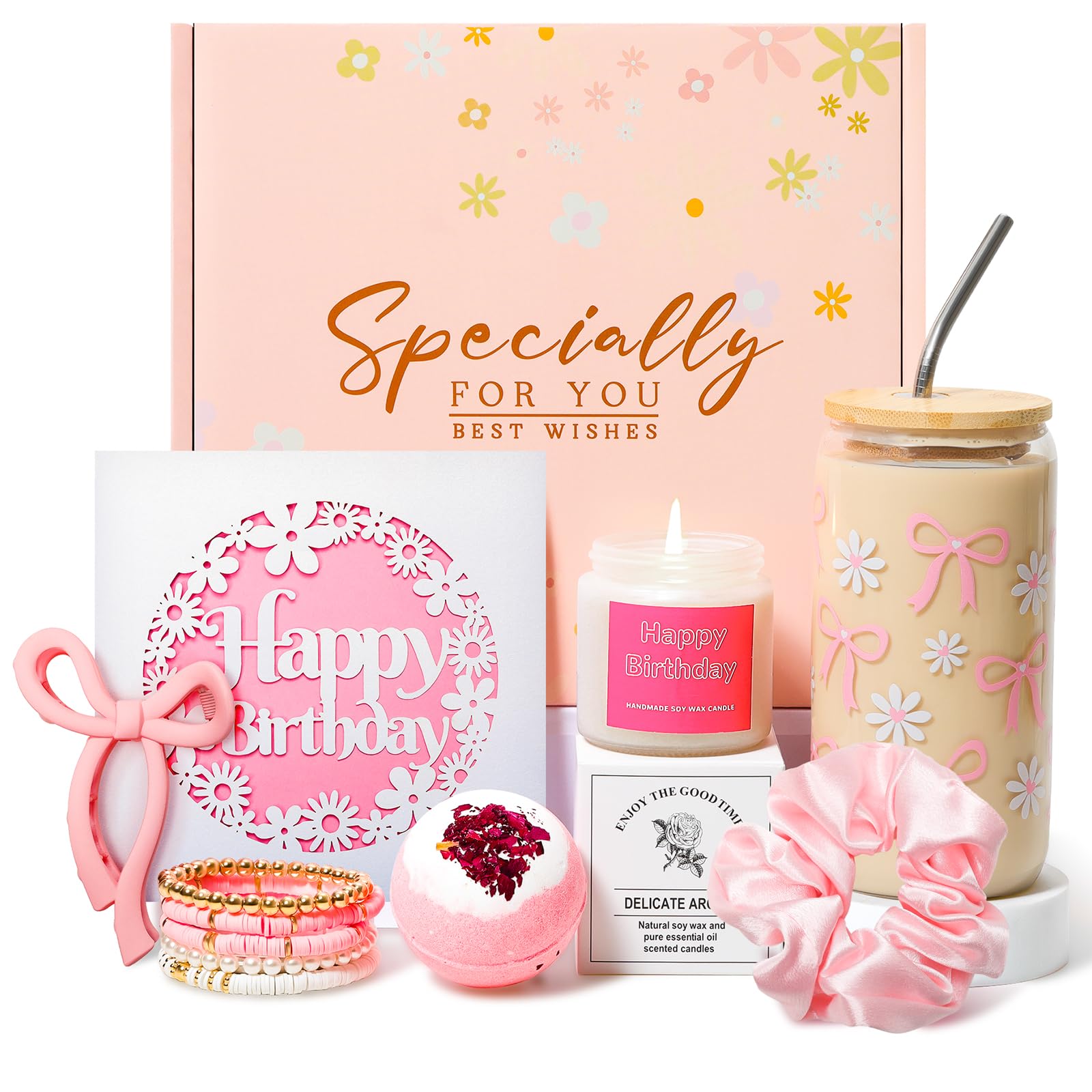 AMILEBERLY Geschenke für Frauen, Geburtstagsgeschenk für Frauen, Geschenk Freundin Geburtstag, Geschenkset für Schwester, Beste Freundin, Mama Valentinstag Muttertag Weihnachtstag