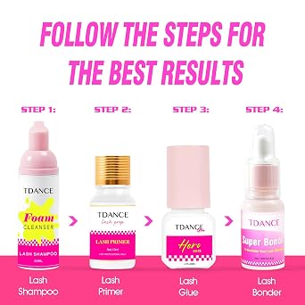 TDANCE Lash Bonder for Eyelash Extensions, Glue Accelerator, Increase Eyelash Retention Time, Water Oil Proof, Lash Extension Bonder (15ml, Lash Bonder)