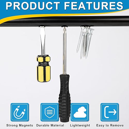 Miniatura 3 de Imanes pequeños, paquete de 150 imanes de neodimio para refrigerador, 0.394 x 0.039 in, imanes de tierras raras para manualidades, pizarra blanca,