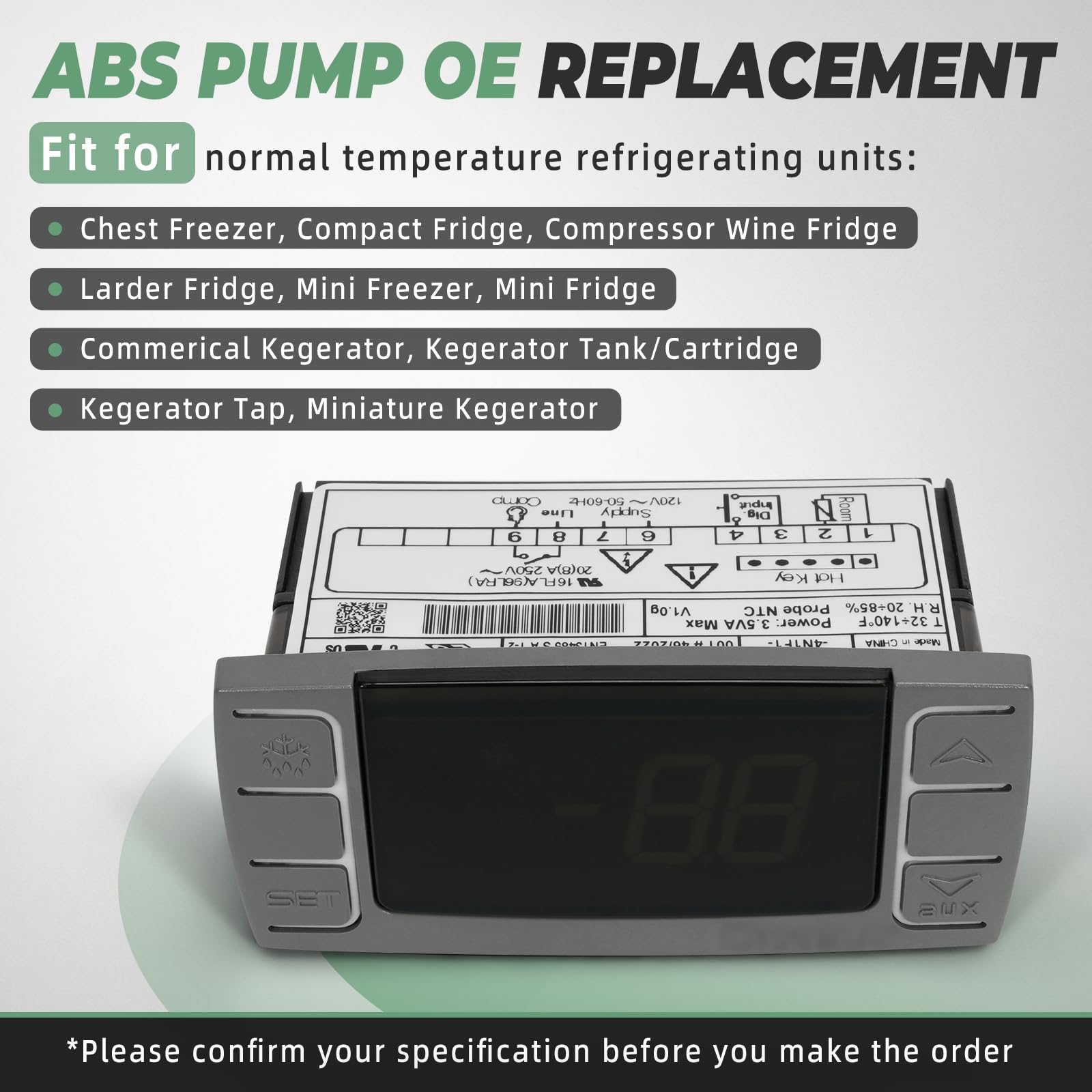 Temperature Sensor Probe Dixell XR02CX-4N1F1 Digital Temperature